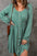Julianna Button Up High Waist Long Sleeve Dress