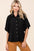 Mittoshop Airflow Short Bubble Sleeve Button Down Shirt