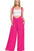 Zenana Woven Tie Back Suspender Jumpsuit