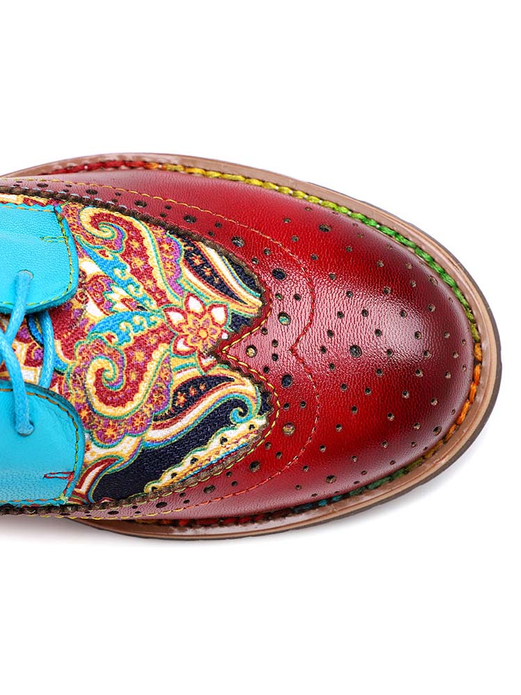 Bohemian Handmade Brogue Shoes