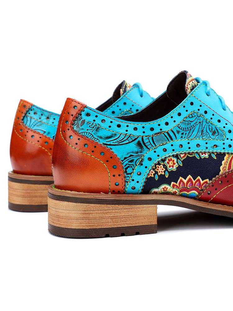 Bohemian Handmade Brogue Shoes