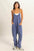 HYFVE Relaxed Fit Mineral Washed Overalls with Pockets