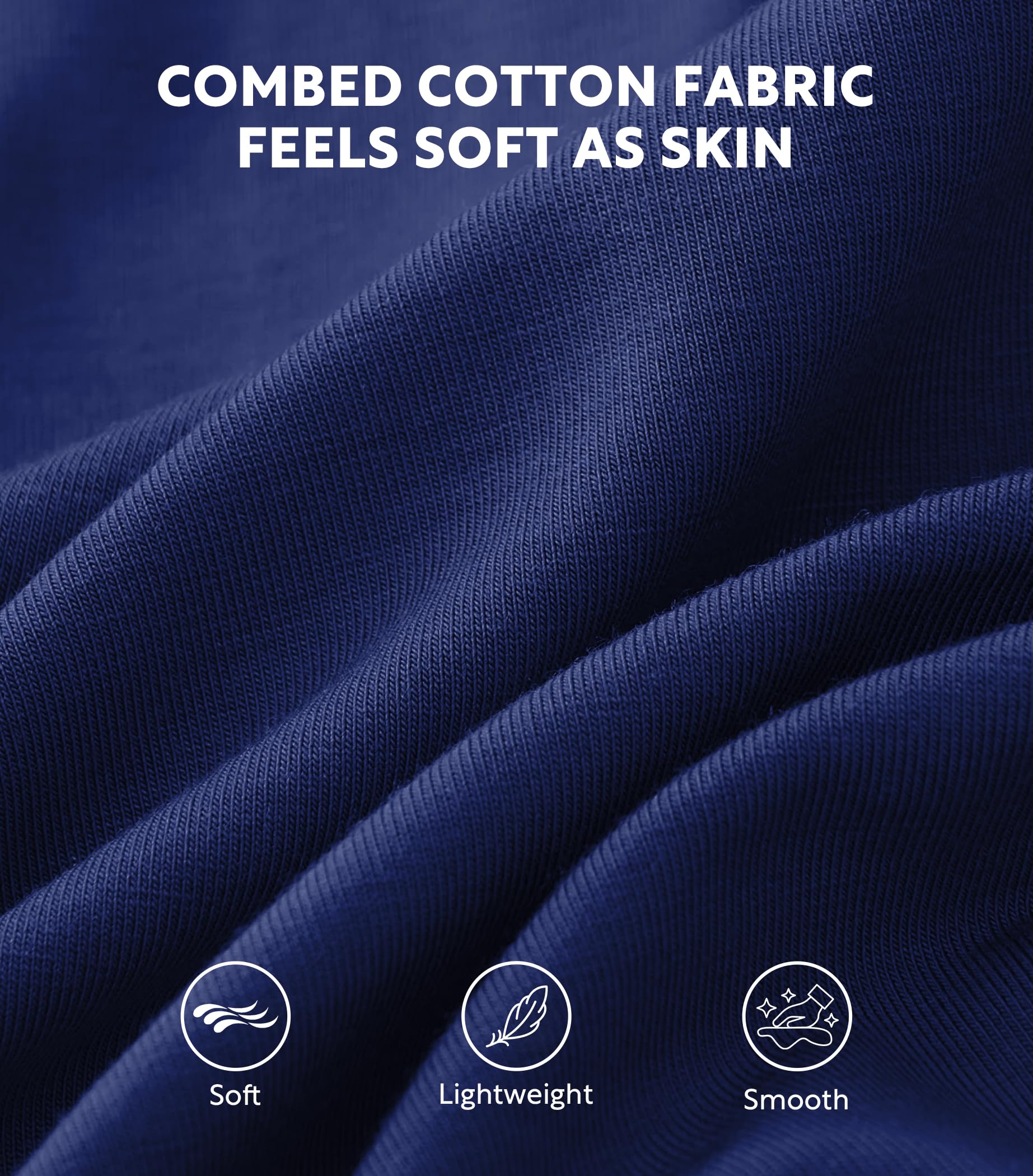 DAVID ARCHY Men's Pajama Pants Cotton Bottoms Soft Lightweight Loungewear with Drawstring and Pockets 2 Pack