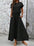 2 Piece Set Women's Solid Color Short Sleeve Top And Casual A- Line Dress Suit