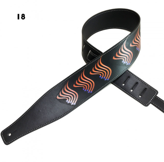 Color Printing Folk Guitar Shoulder Strap Musical Instrument Accessories