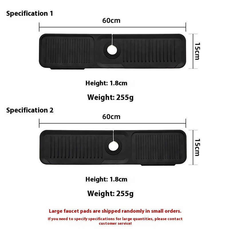 Kitchen Water Draining Pad Bathroom Storage Pad Splash-proof Water