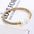 Stainless Steel Classic Style Two-tone Classic Handmade Braided Bracelets Ring Two-piece Set