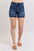 Judy Blue Full Size High Waist Tummy Control Destroy Release Hem Denim Shorts Plus Size