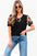 Valery Flora Lace Crew Neck Top