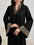 Embroidered Trim Patchwork V-neck Waist Flared Dress