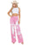 Rodeo Wide Leg Jean in Pink