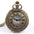 Quartz Pocket Watch Retro Roman Style Hollow-out