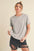 Aemi + Co Exposed Seam Round Neck Short Sleeve T-Shirt