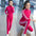 Spring and Autumn New Korean Fashion Running Sportswear Set Female Student Stand Collar Three Bars Two Piece Set Women