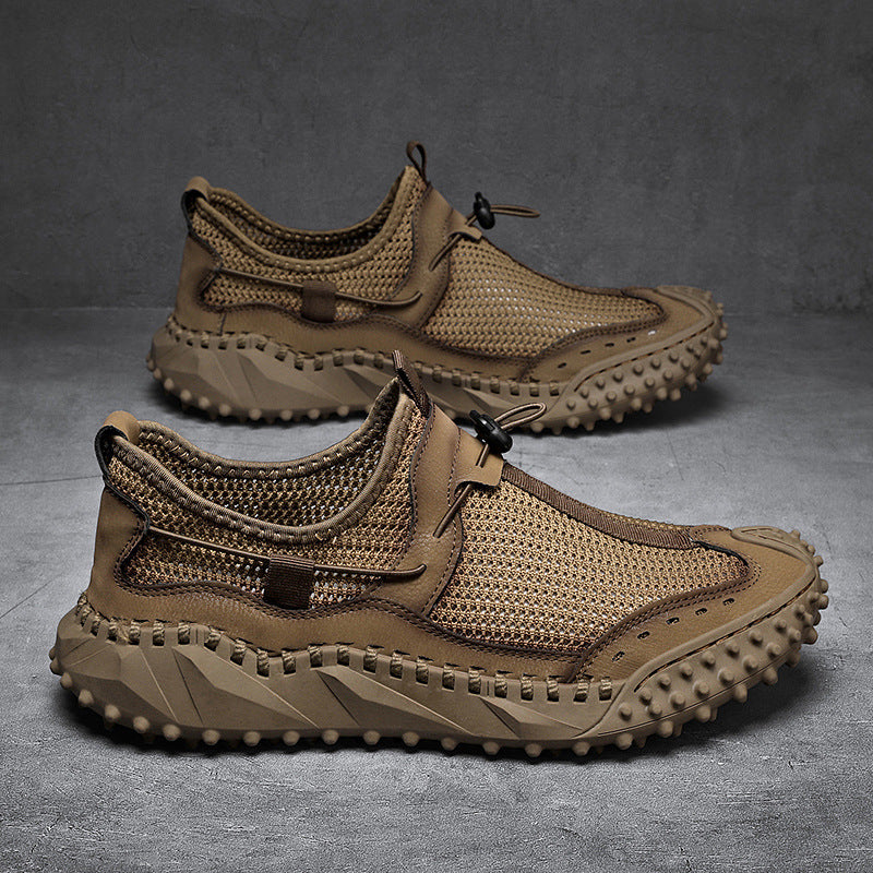 Plus Size Men's Mesh Breathable Casual Shoes Hollow Out