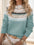 Women's Casual Round Neck Long Sleeve Knit Sweater