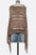 Loose Knit Fringe Poncho