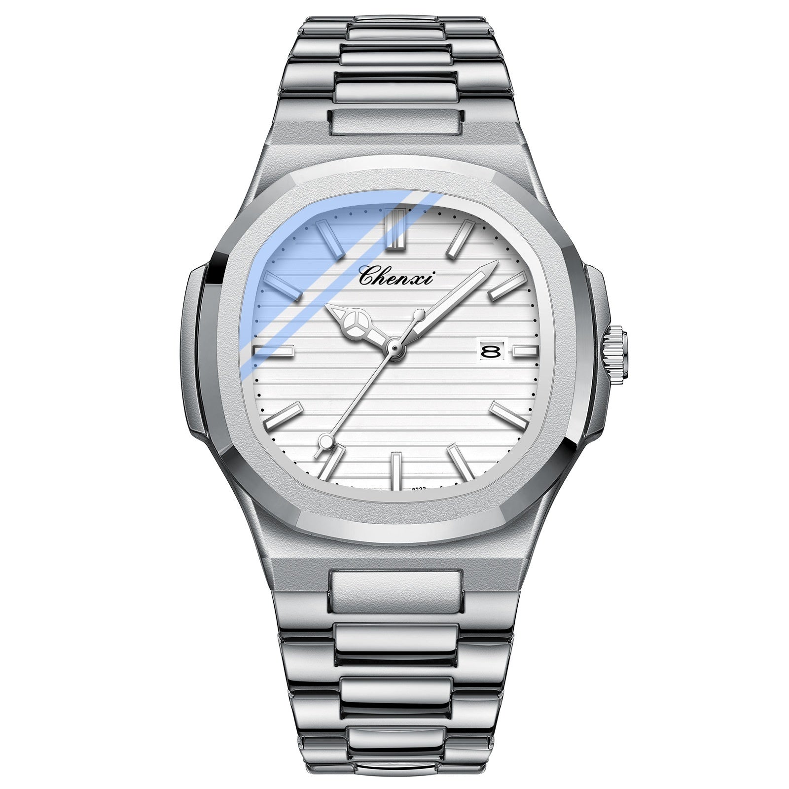 Chenxi Steel Watch Couple Luminous Waterproof Simple Fashion