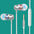 Metal Headphones Heat Tone In-ear Mobile Phone Headphones