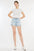 Kancan High Rise Repaired Mom Denim Shorts