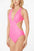 ONE-PIECE BATHING SUIT SIDE CUT-OUT WITH PRINTS ED
