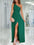 One-Shoulder High Slit Dress