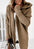 Fashion Bat Sleeve Hooded Cardigan Oversized Loose Temperament Solid Color Sweater Womens Clothing