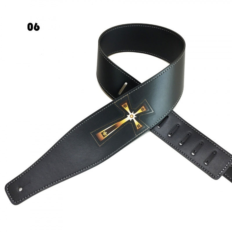 Color Printing Folk Guitar Shoulder Strap Musical Instrument Accessories