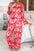 2pcs Bow Print Shirt Style Long Sleeve Pajama Set