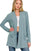 Zenana Slouchy Lightweight Open Front Pocket Cardigan