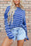Cadence Stripe Casual Sweater