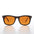 Classic Square Sunglass with Amber Lens - Aiden