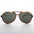 Classic Vintage Aviator Sunglass with Glass Lens - Air Boss
