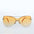 Curved Mono Lens Vintage Sunglasses - Pilar