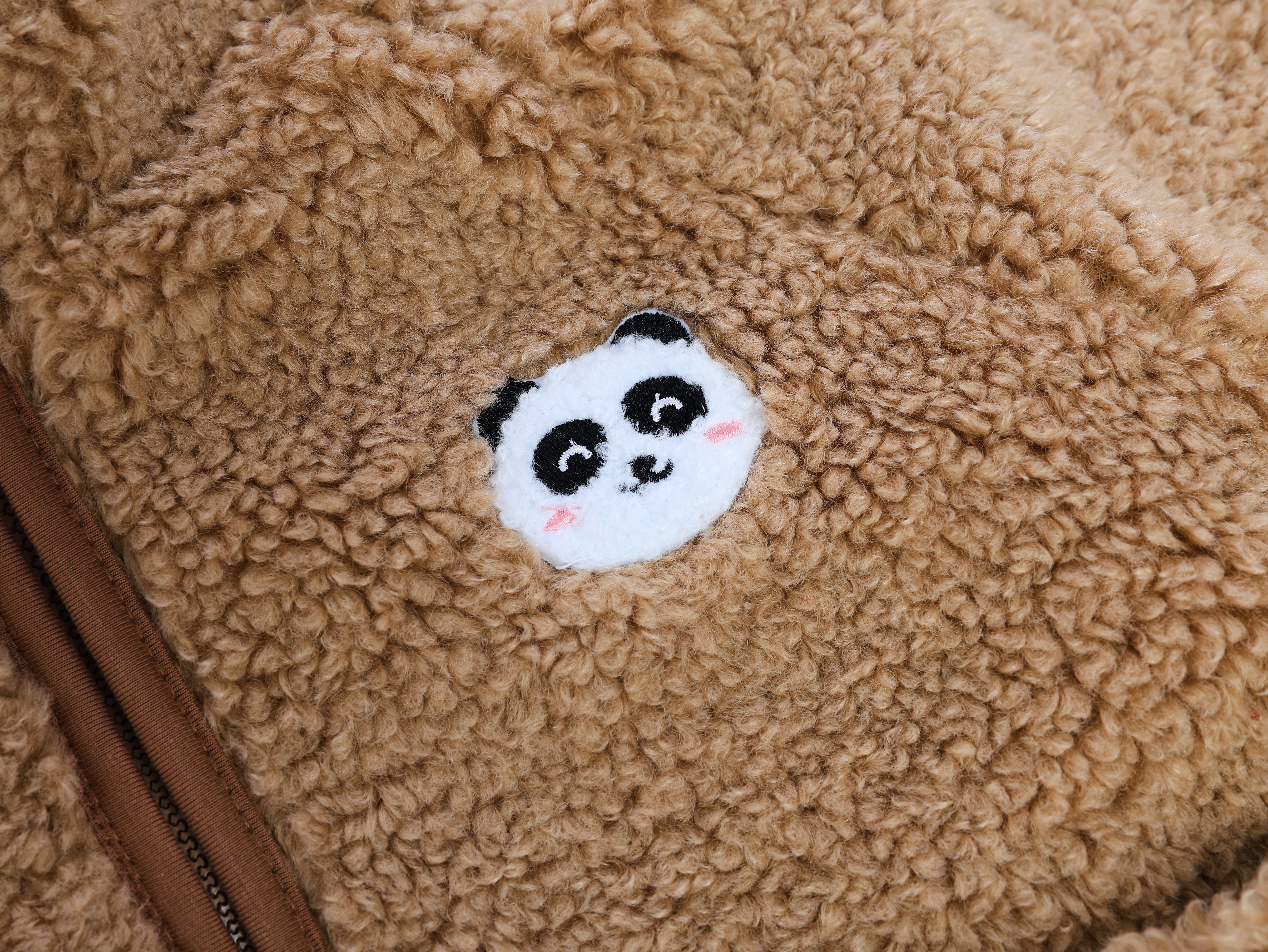 MyKids-USA Unisex Plush Hoodie Coat Outfit Wearing