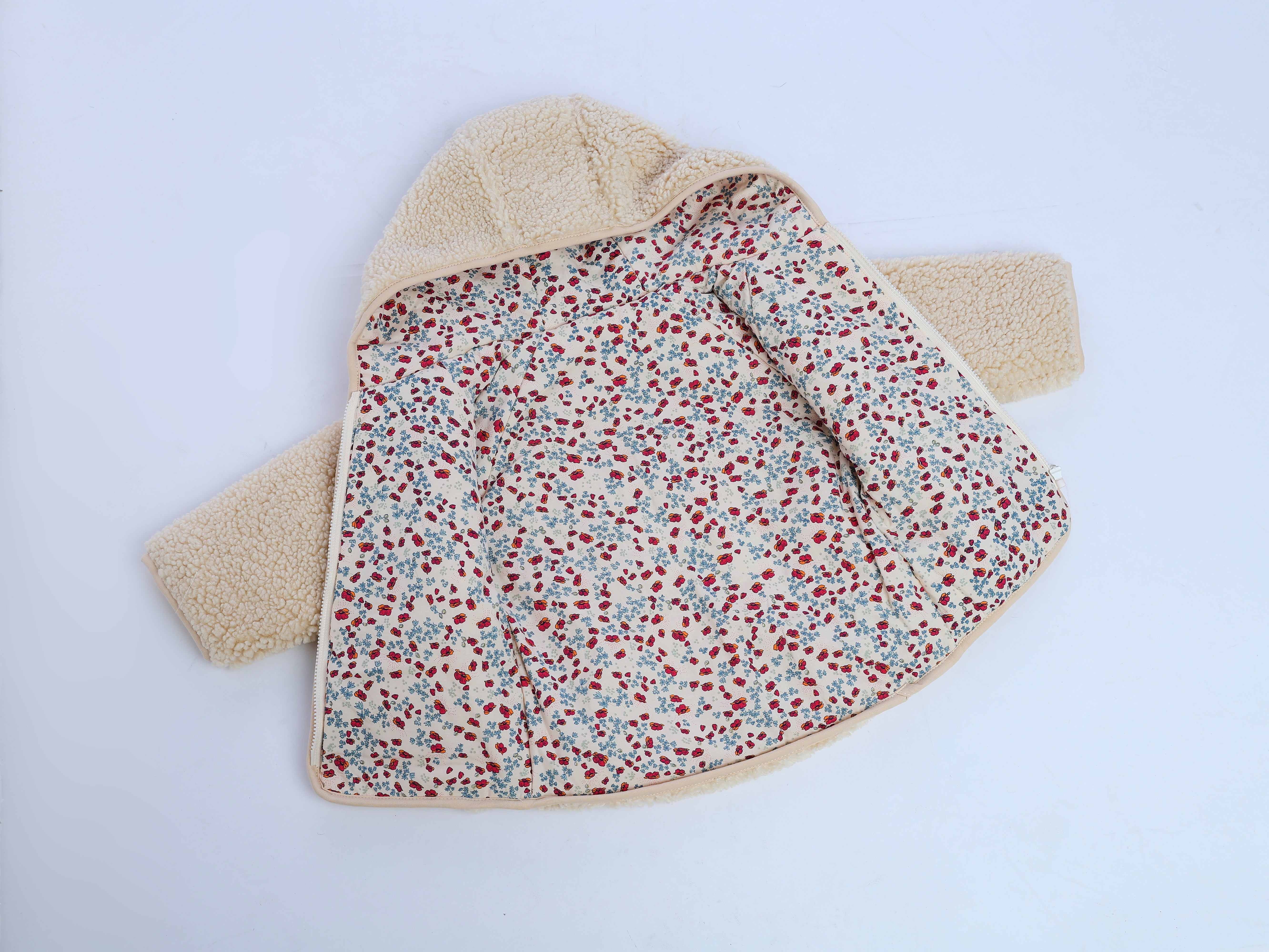 MyKids-USA Unisex Plush Hoodie Coat Outfit Wearing