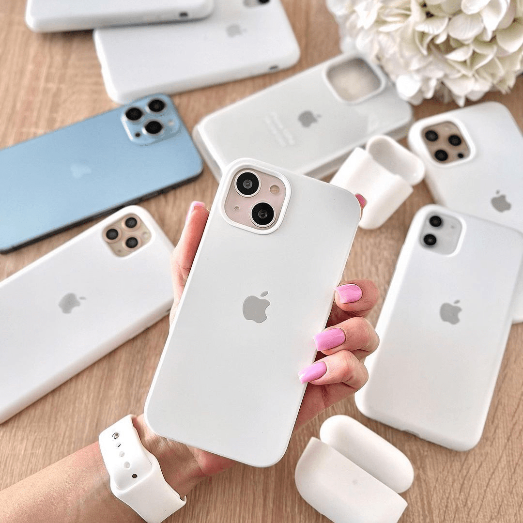 iPhone Silicone Case (White)