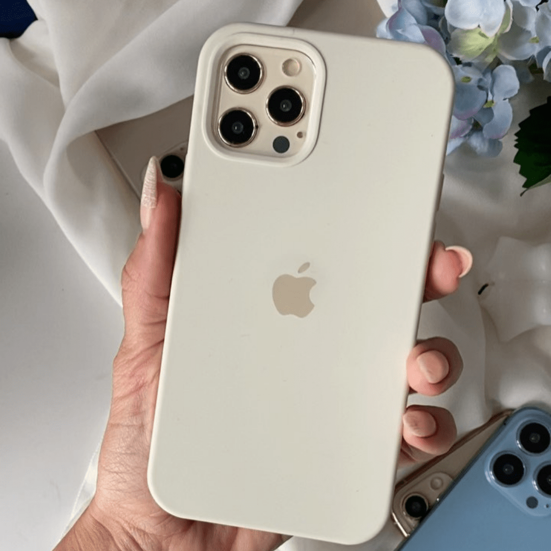 iPhone Silicone Case (Antique White)