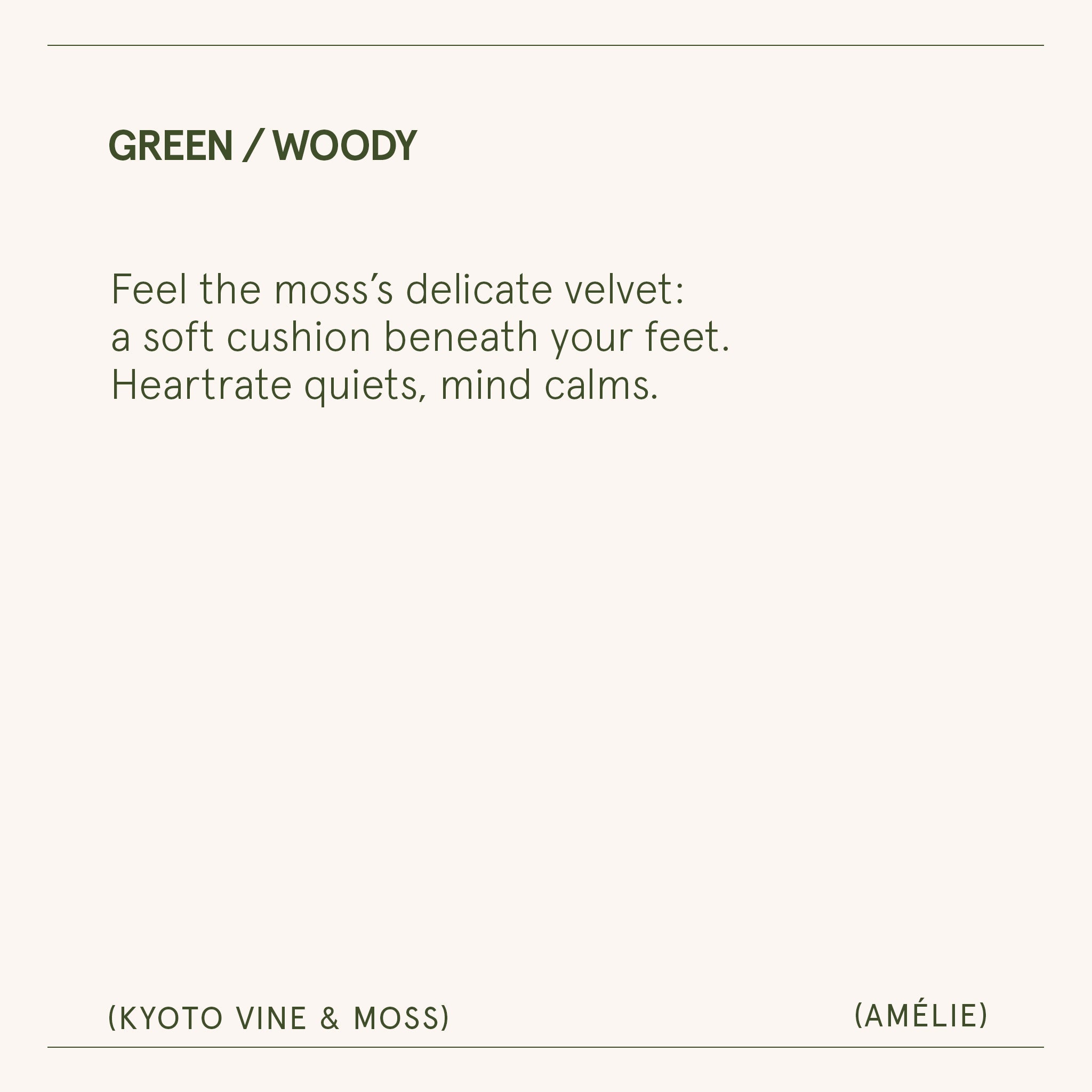 Amélie– Kyoto Vine & Moss Candle