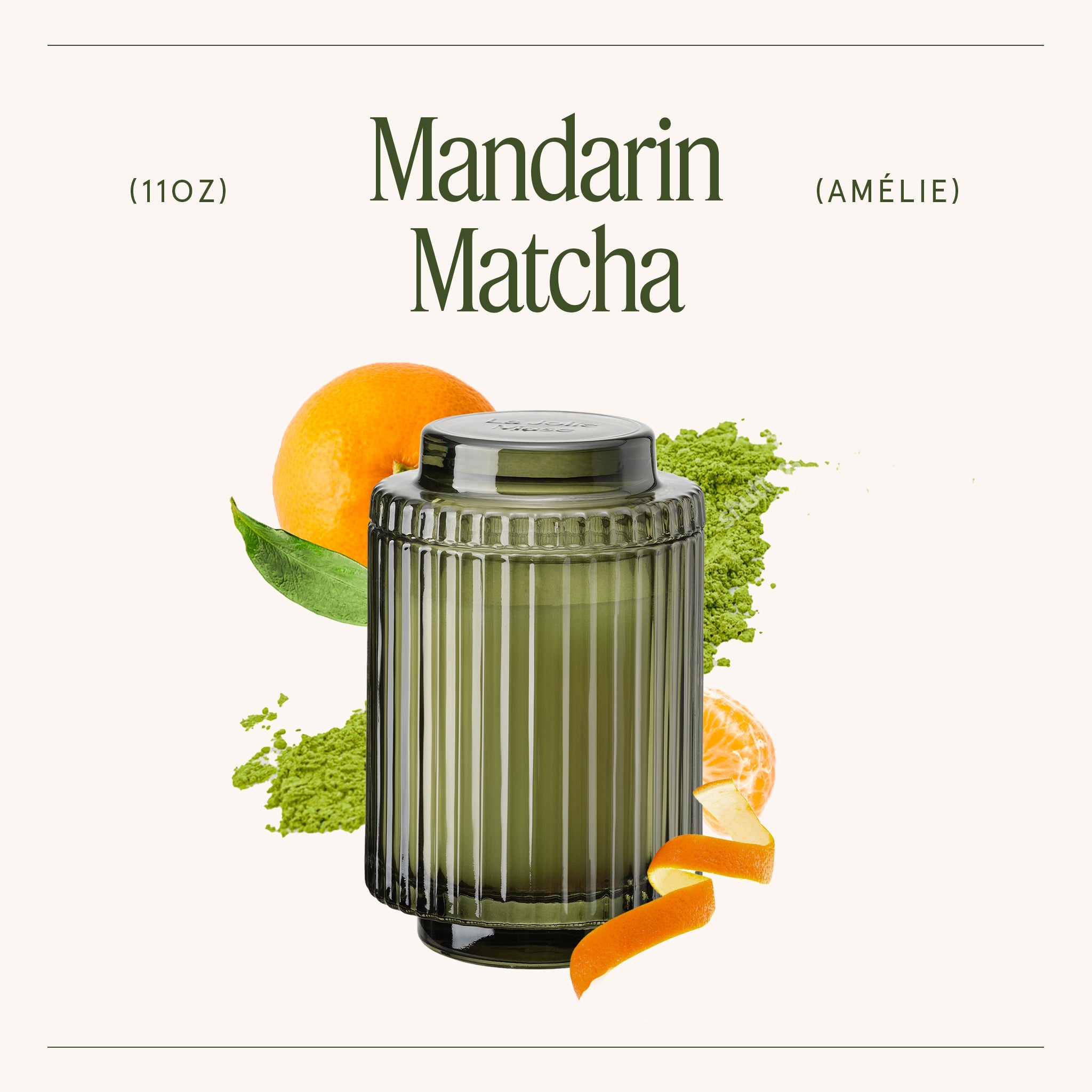 Amélie –  Mandarin Matcha Candle