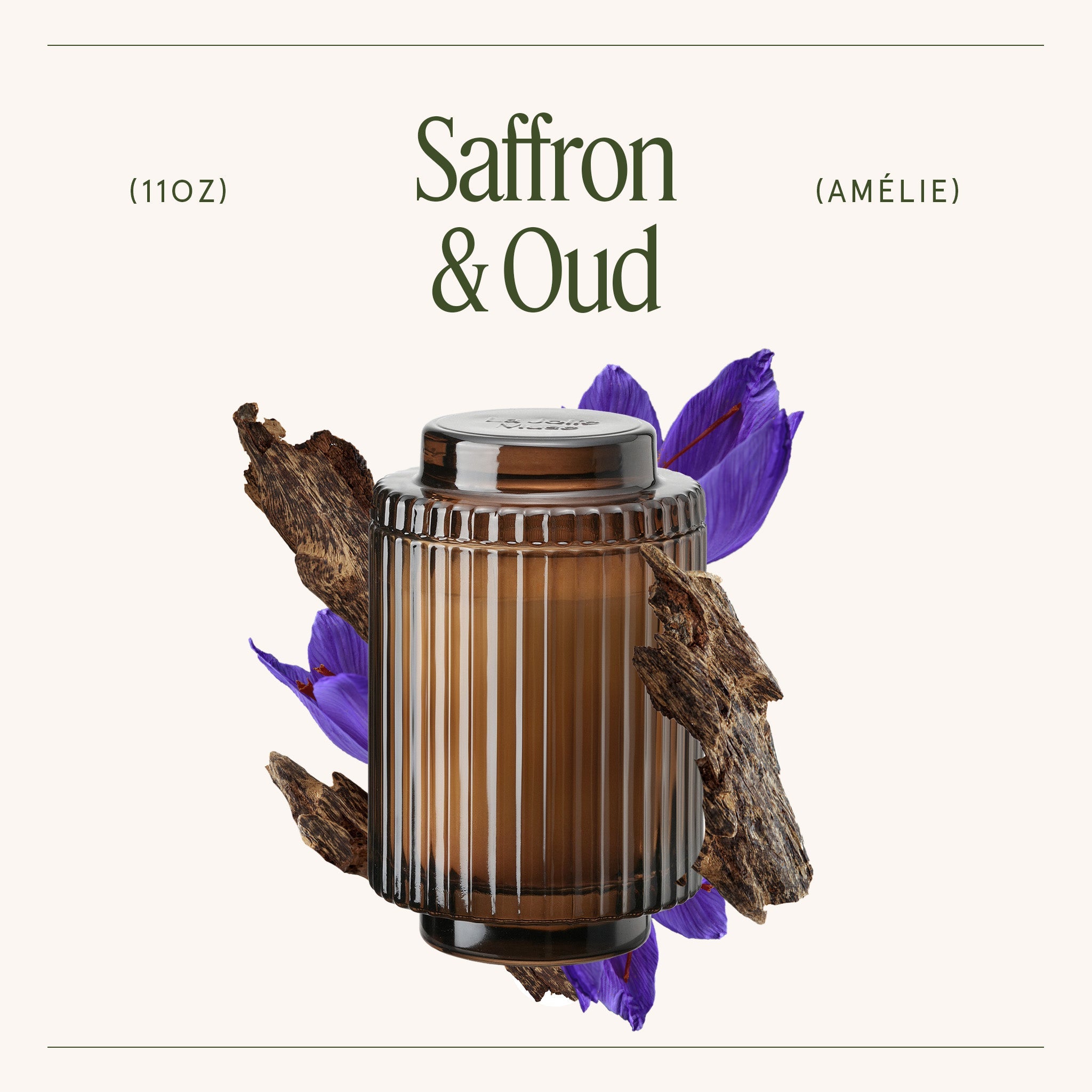 Amélie – Saffron & Oud Candle