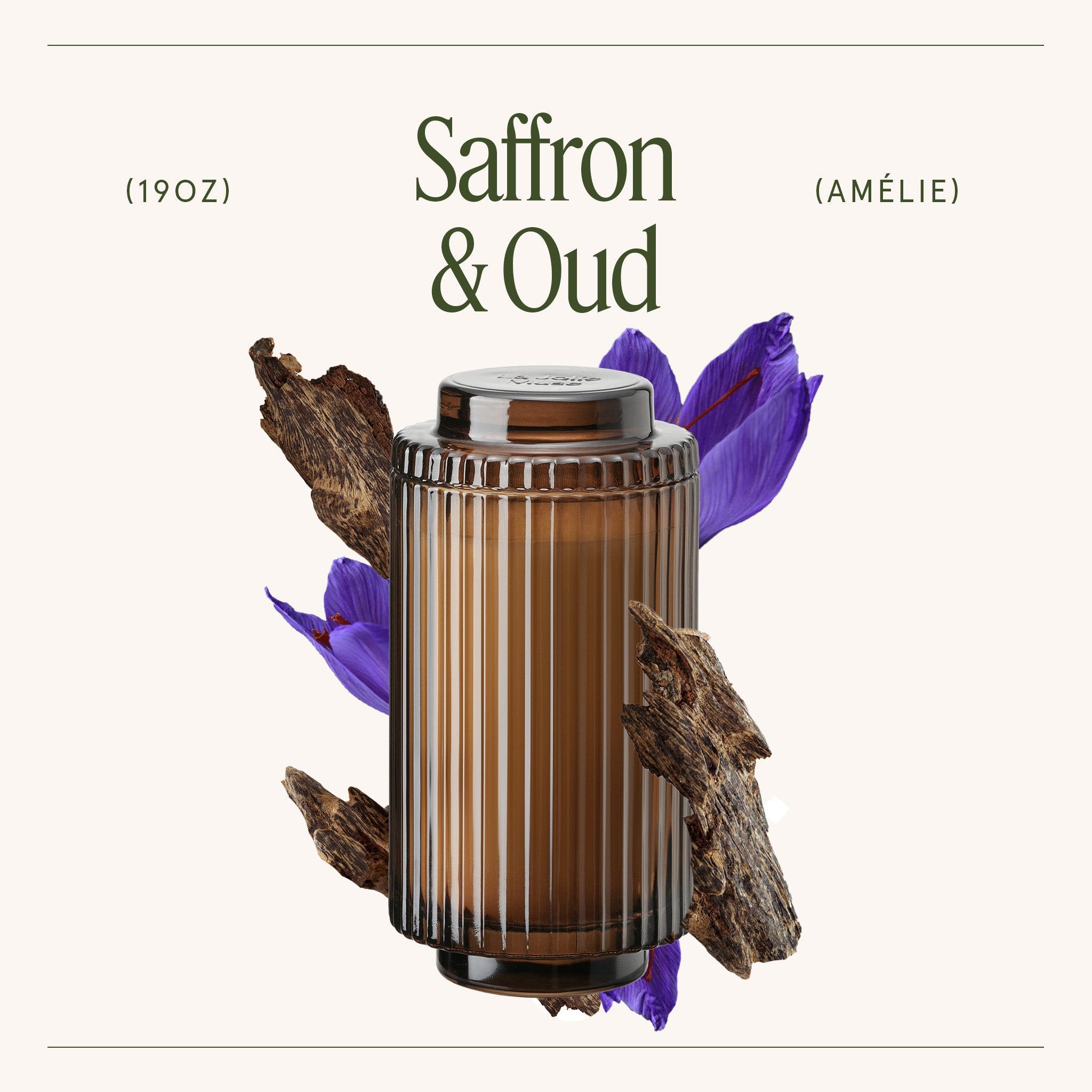 Amélie – Saffron & Oud Candle