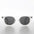 Clear Acetate Polarized Square Sunglass - Benson