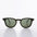 Black Polarized Square Sunglass - Benson
