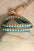Green Double-Layer Hand-Woven Turquoise Beaded Bracelet