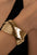 Gold Crossover Cuff Bracelet