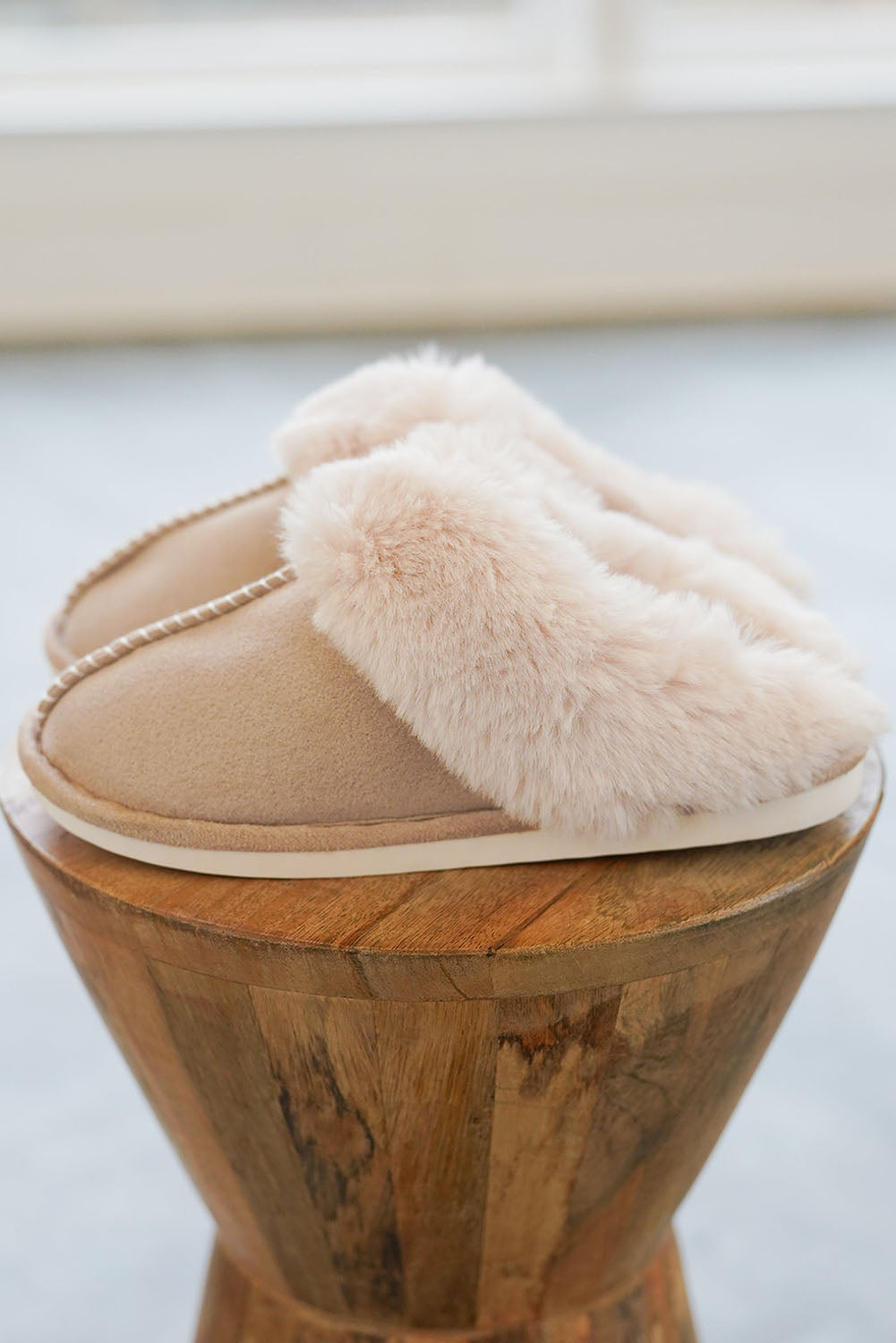 Molly Plush Suede Winter Home Slippers