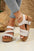 Harper Cut Out Velcro Wedge Sandals