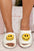Smile Emoji Graphic Plush Home Slippers
