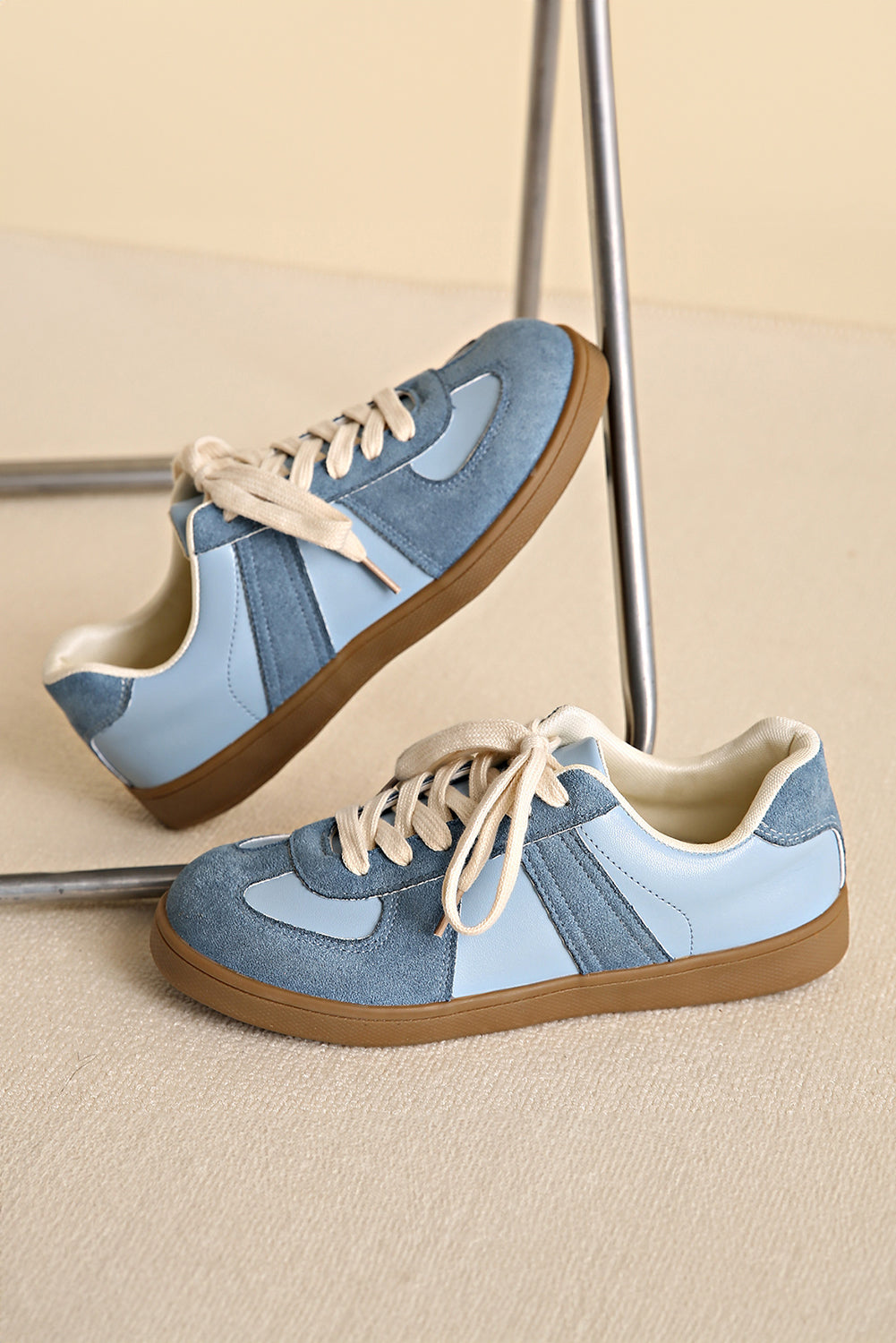 Raina Two Tone Lace-up Sneakers